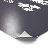 Hou kalm en oefen Qigong Foto Afdruk (Hoek)