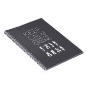 Hou kalm en oefen Qigong Notitieboek (Rechterzijde)