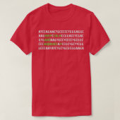 Hou kalm en opeenvolging het Bioinformatica Genome T-shirt (Design voorkant)