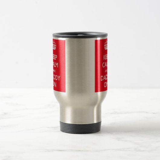 Hou kalm en papa aan reisbeker (Center)