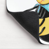 Hou kalm en Quilt Whimsy Honey Bee Art Muismat (Hoek)