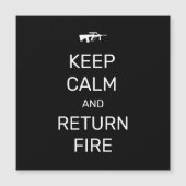 Hou kalm en retourbrand (Voorkant)