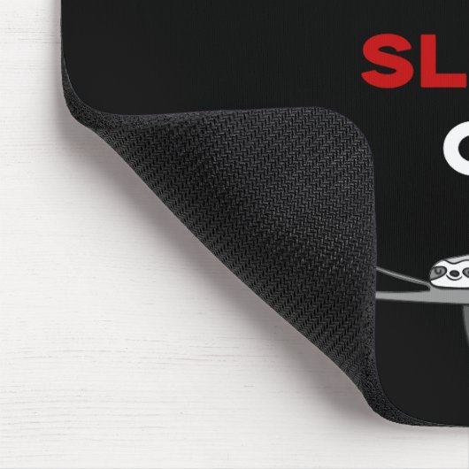 Hou kalm en rustig aan. Sloth Lover. Funny Nerd Muismat (Hoek)