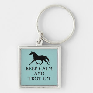 Hou kalm en trot op Equestrië Sleutelhanger