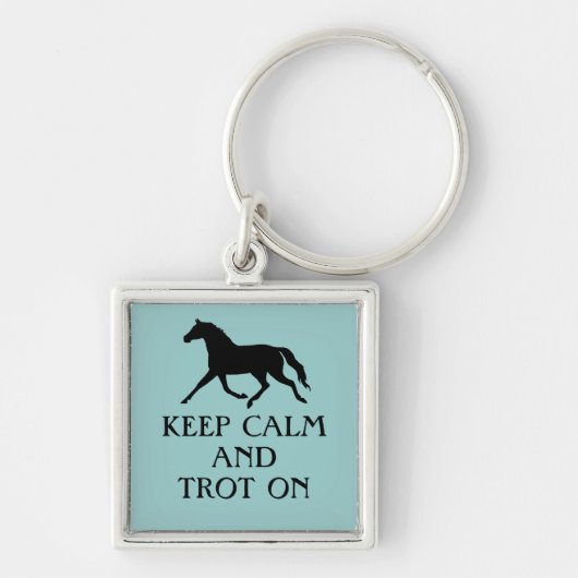 Hou kalm en trot op Equestrië Sleutelhanger (Voorkant)