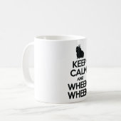 Hou kalm en Wheek Wheek Koffiemok (Voorkant links)