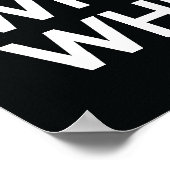 Hou kalm en Wheek Wheek Poster (Hoek)