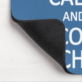 Hou kalm en word een Chef custom mousepad Muismat (Hoek)