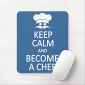 Hou kalm en word een Chef custom mousepad Muismat (Met muis)