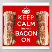 Hou kalm, er is Bacon op Poster. Poster (Voorkant)