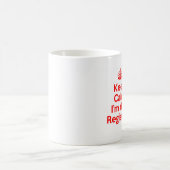 Hou kalm ik ben de griffier in het rood koffiemok (Center)