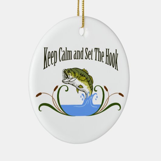 Hou kalm ingestelde haak keramisch ornament (Rechts)