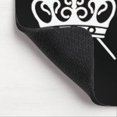 Hou kalm Knit op vlotten {donker} Muismat (Hoek)