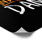 Hou kalm maar dansdanser poster (Hoek)