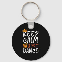 Hou kalm maar dansdanser sleutelhanger