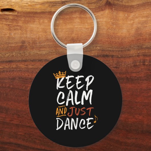 Hou kalm maar dansdanser sleutelhanger (Voorkant)