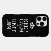 Hou kalm nit op de rommel van de ambachten iPhone hoesje (Achterkant horizontaal)