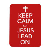 Hou kalm om Jezus aan te zetten - Christelijke rel Magneet (Verticaal)