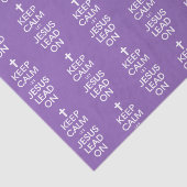 Hou kalm om Jezus aan te zetten - Christelijke rel Tissuepapier (Detail)