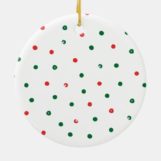 Hou Kerstmis met je versiering Keramisch Ornament (Achterkant)