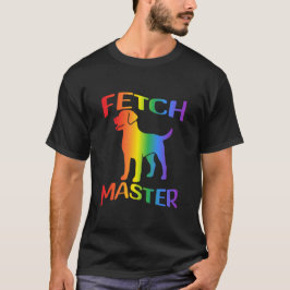 Hou Master Regenboog Labrador Retriever T-shirt
