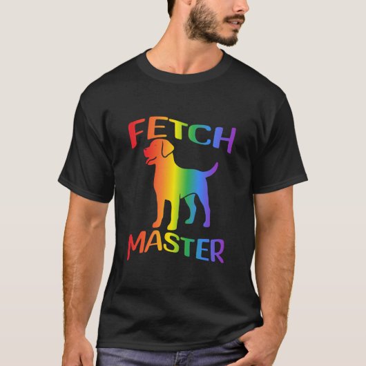 Hou Master Regenboog Labrador Retriever T-shirt (Voorkant)