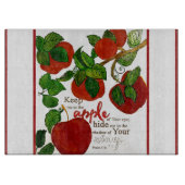 Hou me als appel van je oogsnijbord snijplank (Voorkant)