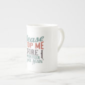 Hou me alsjeblieft tegen porselein kop (Voorkant rechts)