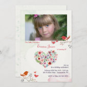 Hou me in je hart foto uitnodiging (Voorkant / Achterkant)