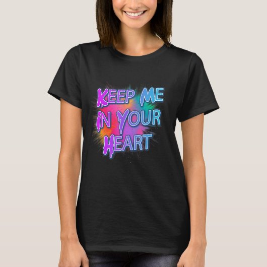 Hou me in je hart t-shirt (Voorkant)