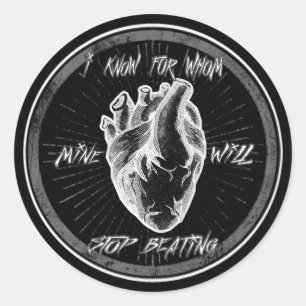 Hou me open ronde sticker