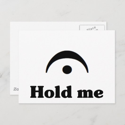 Hou me vast: Ik ben een Fermata Briefkaart (Voorkant / Achterkant)