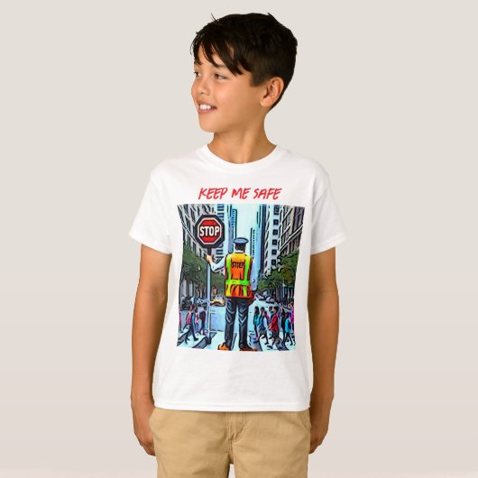 Hou me veilig t-shirt (Voorkant volledig)