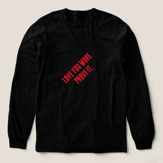 Hou meer van je. Bewijs het. Tri-Blend Shirt (Voorkant)