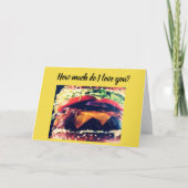 **HOU MEER VAN JE DAN BURGERS** HOU VAN JE!! KAART (Voorkant)