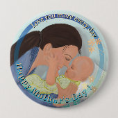 Hou meer van je Moederdag Button (Voorkant)