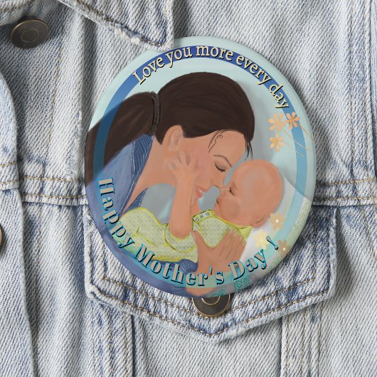 Hou meer van je Moederdag Button