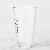 Hou Mijn Drankje Even Ik Moet Deze Hond Aaien Glas (Links)