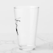 Hou Mijn Drankje Even Ik Moet Deze Hond Aaien Glas (Links)