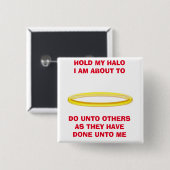 Hou mijn Halo Button vast (Voorkant /achterkant)