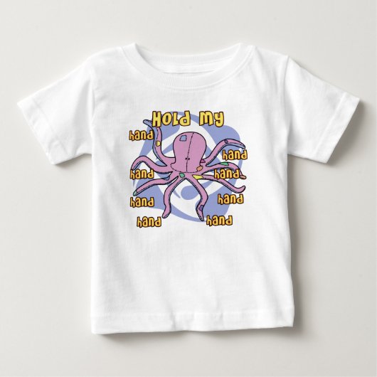 Hou mijn hand Baby T-Shirt vast (Voorkant)
