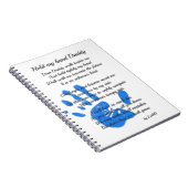 Hou Mijn Hand Papa Gedicht van Peuter FOTOCADEAU Notitieboek (Rechterzijde)