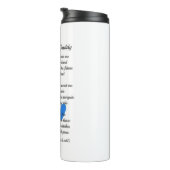 Hou Mijn Hand Papa Gedicht van Peuter FOTOCADEAU Thermosbeker (Geroteerd rechts)