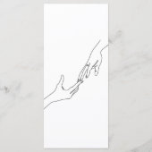 Hou mijn hand vast! menu (Achterkant)