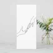 Hou mijn hand vast! menu (Staand voorkant)