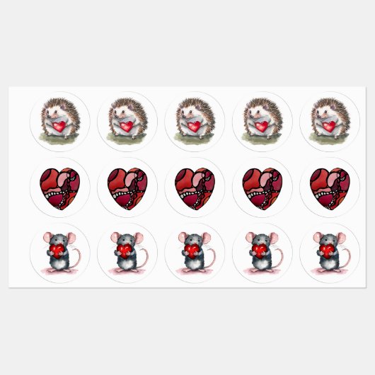 Hou mijn hart vast labels (Vel)