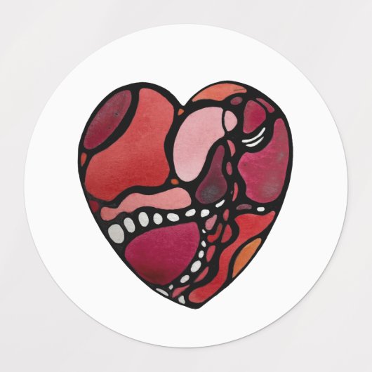 Hou mijn hart vast labels (Design 2)