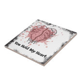 Hou mijn hart vast tegeltje (Zijkant)