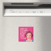 Hou mijn keuken schoon!!!! magneet (Insitu (Vaatwasser))