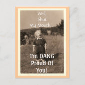 Hou mijn mond dicht... briefkaart (Voorkant)